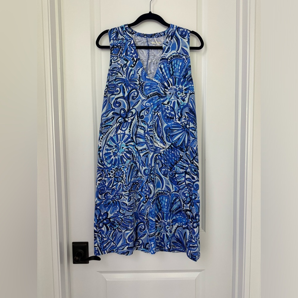 Lilly Pulitzer V Neck Dress - Size Large